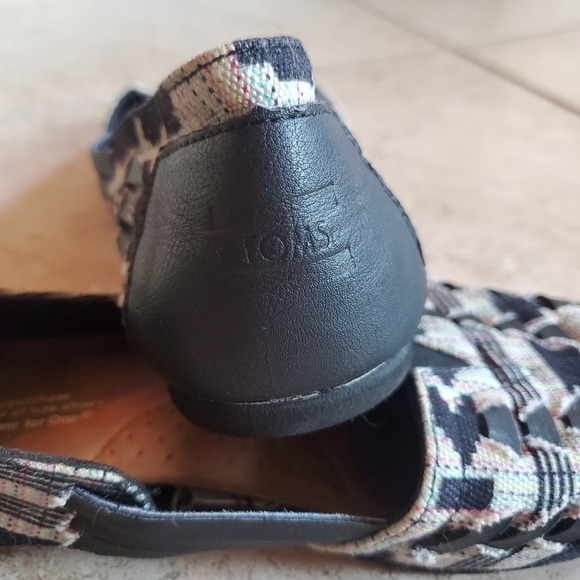 •Tom's alpargata huarache multi-woven slip-on•Women's size 6 US/36 EU - Picture 6 of 11